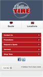 Mobile Screenshot of dettmertires.com
