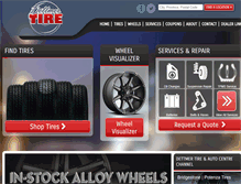 Tablet Screenshot of dettmertires.com